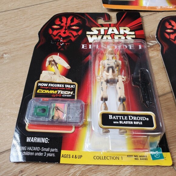 Lot of 7 Star Wars Episode 1 Action Figure Hasbro 1998 1995 NIP Collectibles - Picture 7 of 16